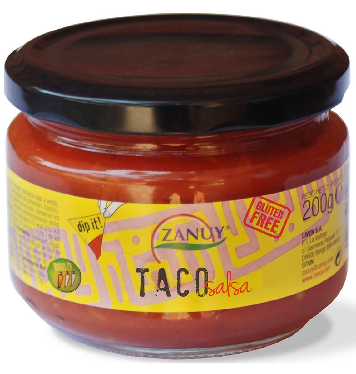 SALSA ZANUY TACO S/G 200g