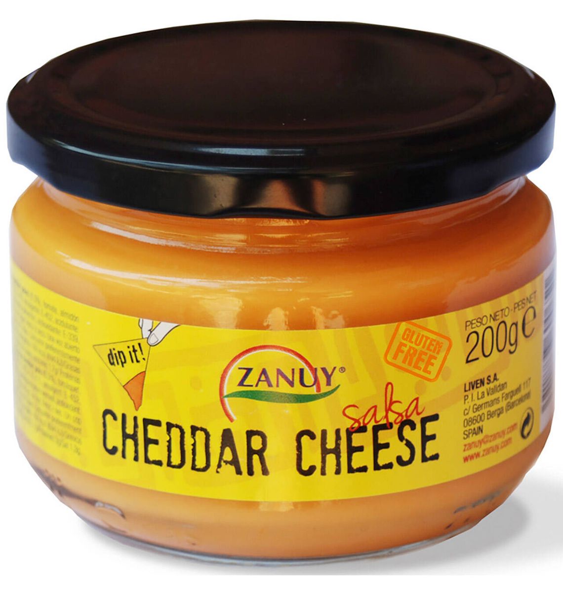 SALSA ZANUY CHEDDAR 200g
