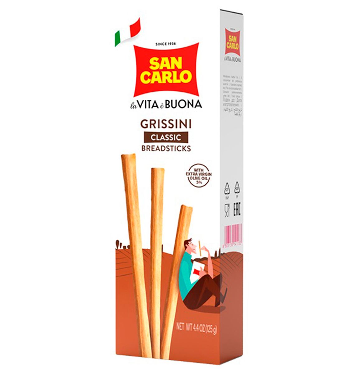 GRISSINI SAN CARLO 125 GRS