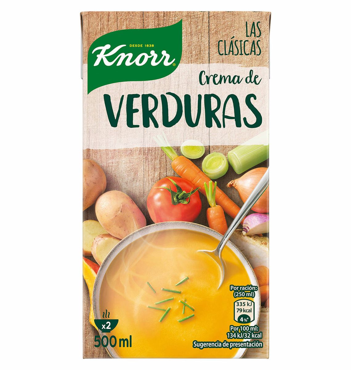 CREMA KNORR VERDURES 500g