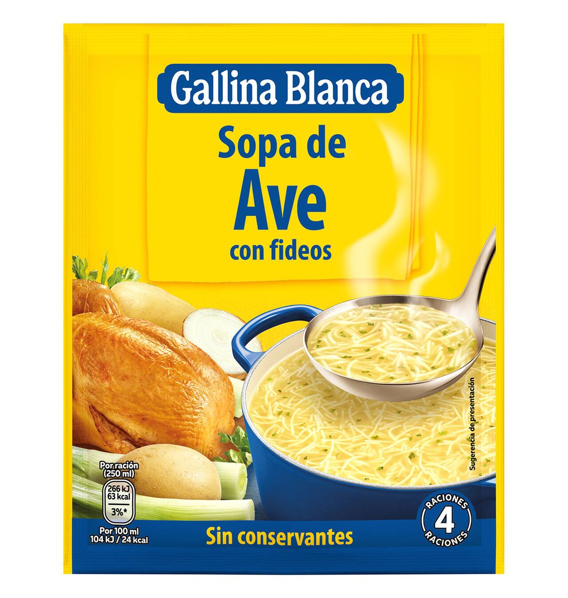 SOPA G BLANCA AU/FIDEUS 76g