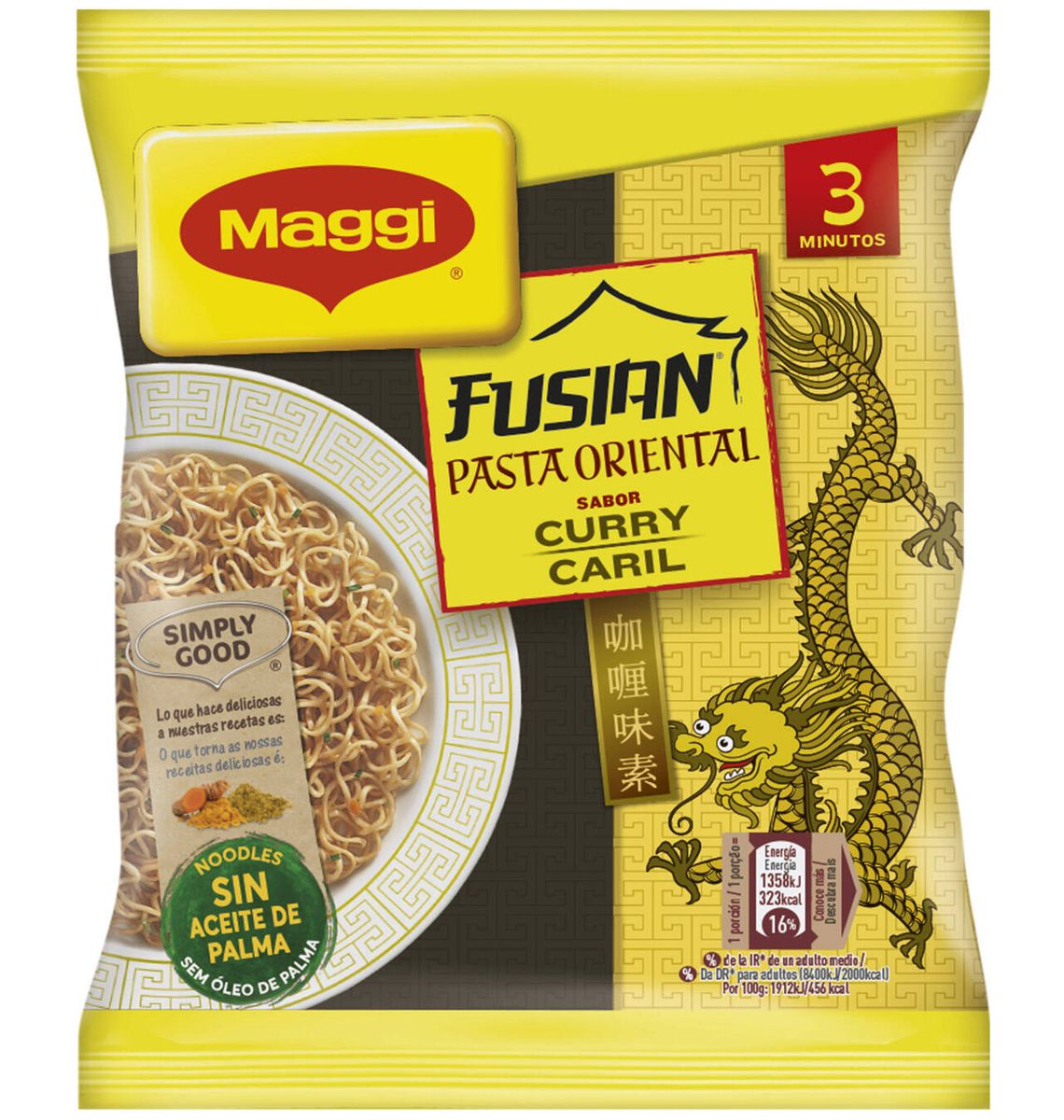 PASTA ORIENTAL MAGGI CURRY 82g