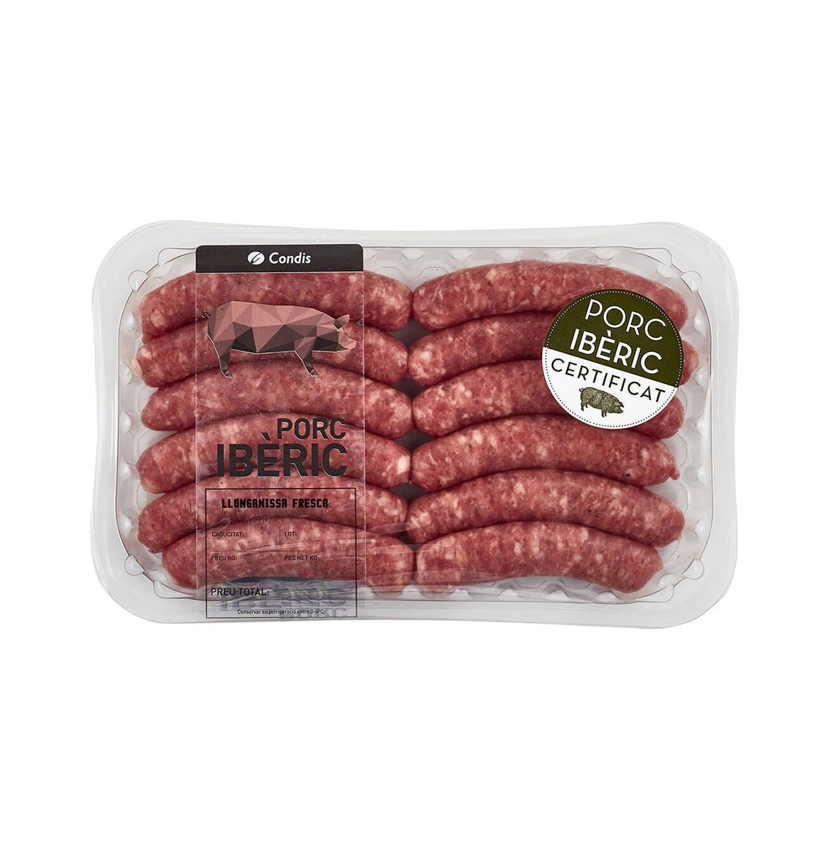 SALSITXA CONDIS PORC IBERIC