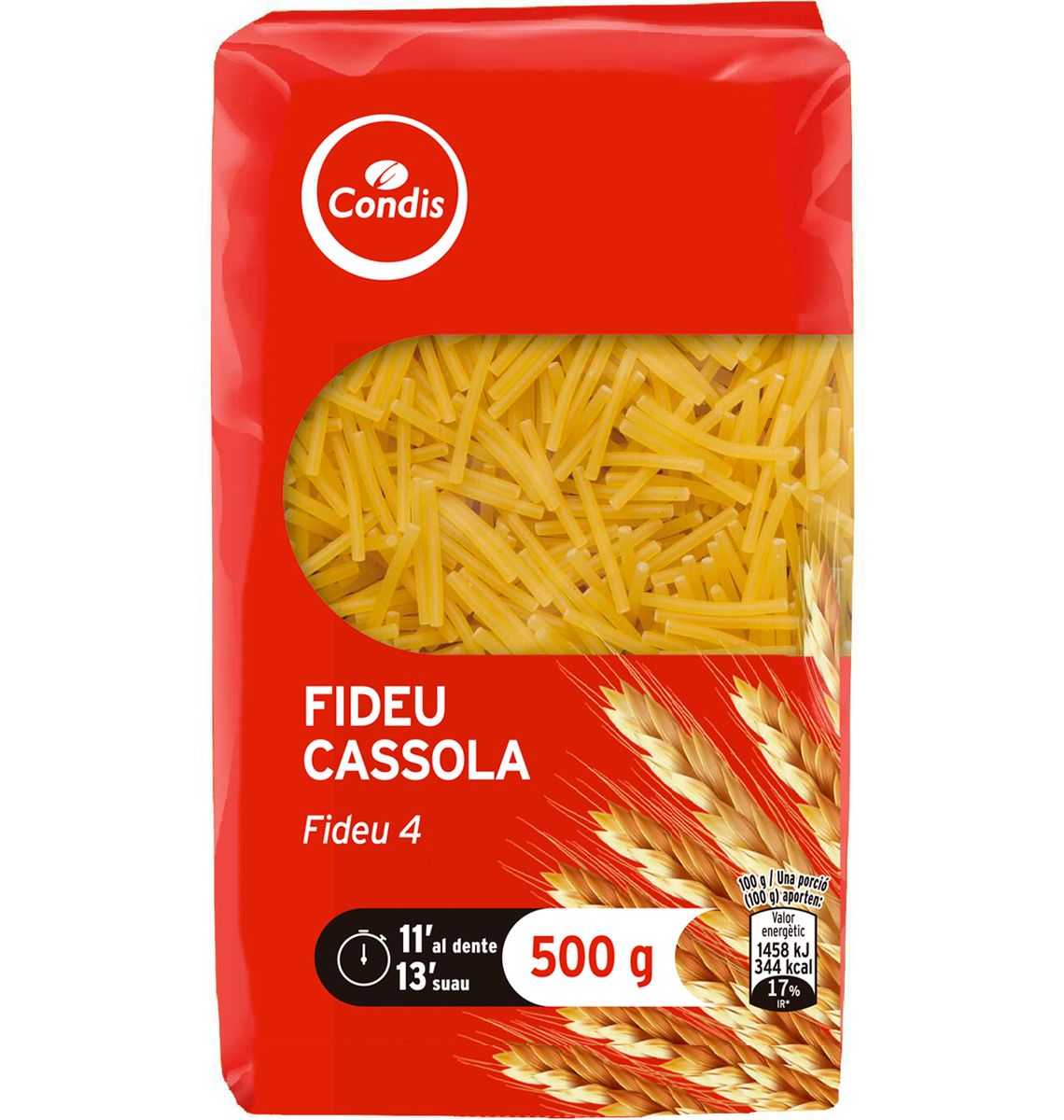 PASTA CONDIS FIDEU N.4 500g