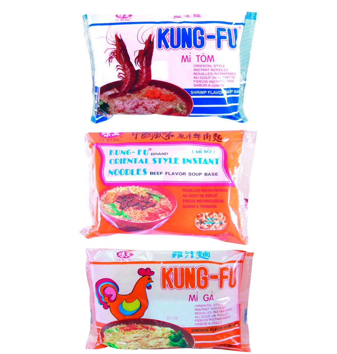 FIDEUS KUNG-FU POLLASTRE 80g