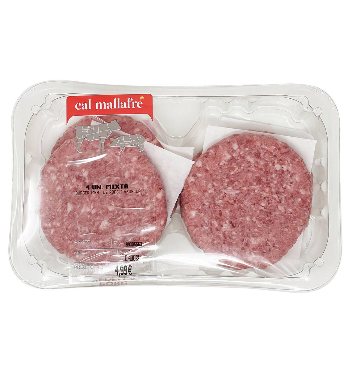 HAMBURGUESA CONDIS MIXTA x4