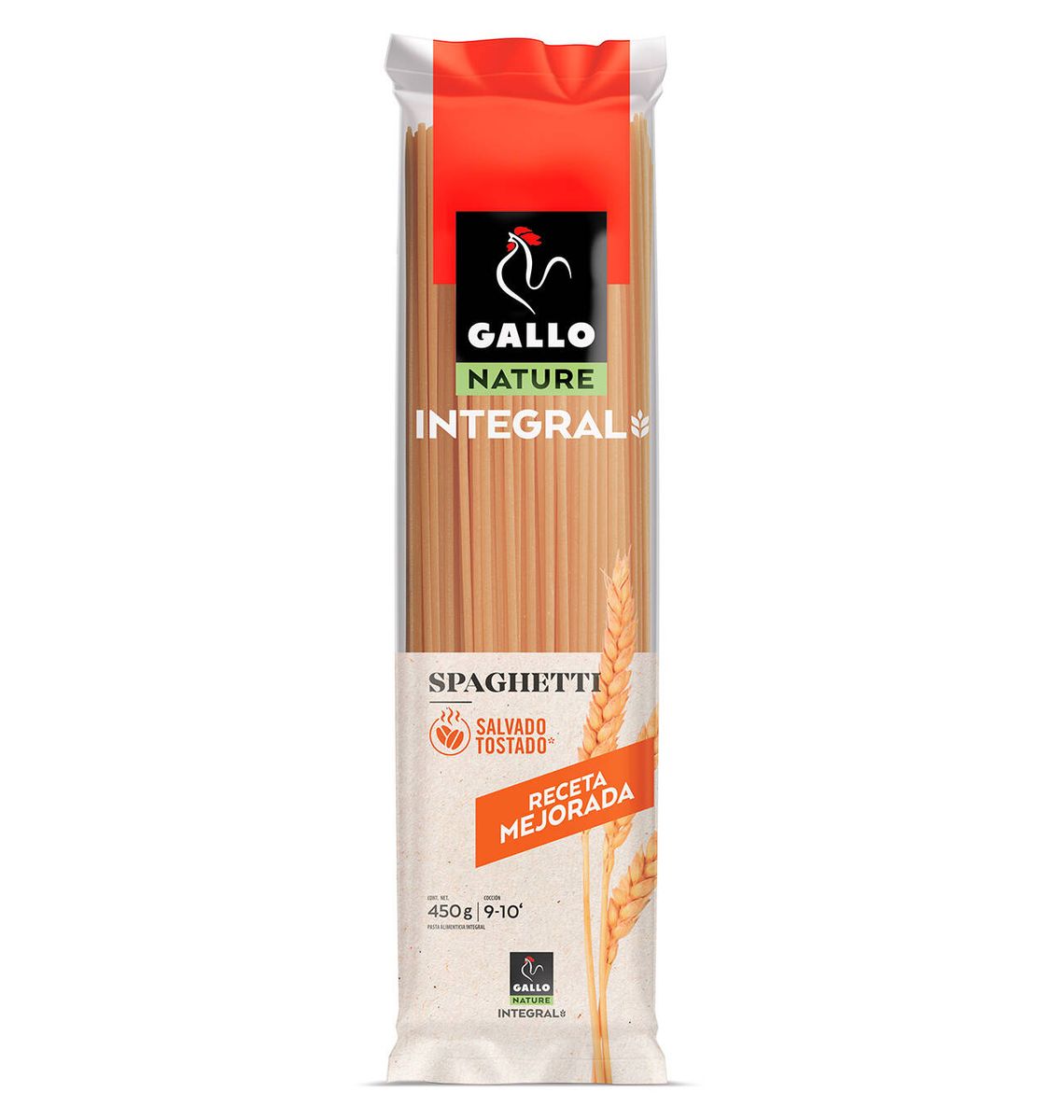 ESPAGUETI GALLO INTEGRAL 450g