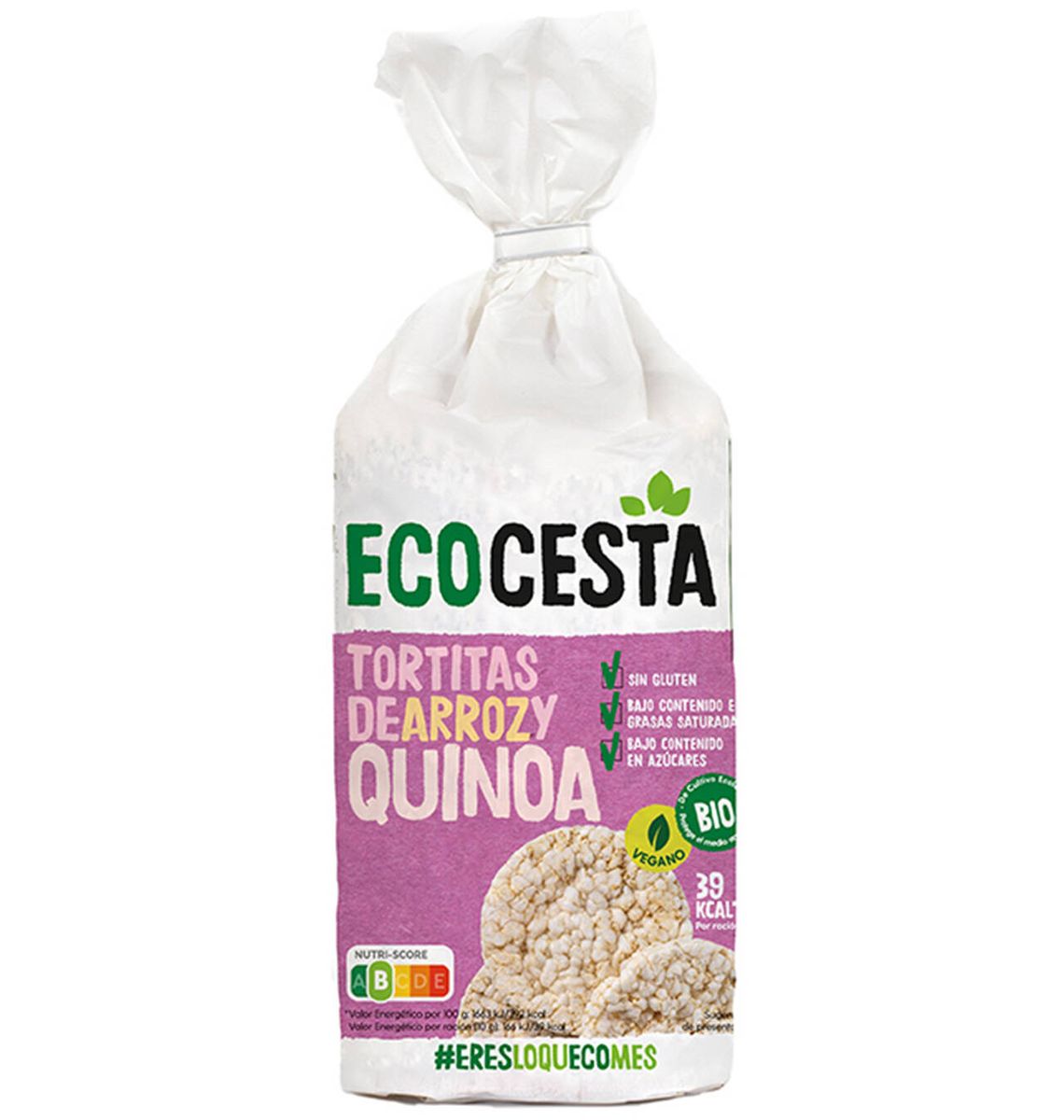 TORTA ECO CES ARROS QUINOA 120g