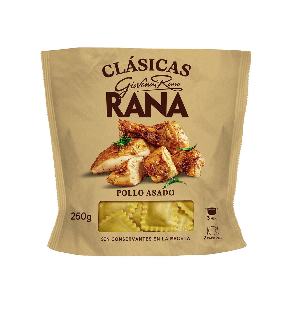 RAVIOLI RANA POLL ROSTIT 250g