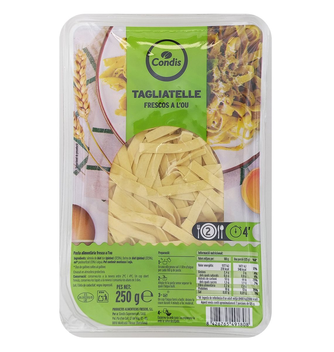 TAGLIATELLE CONDIS OU 250g