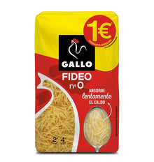 PASTA GALLO FIDEUS Nº0 400g