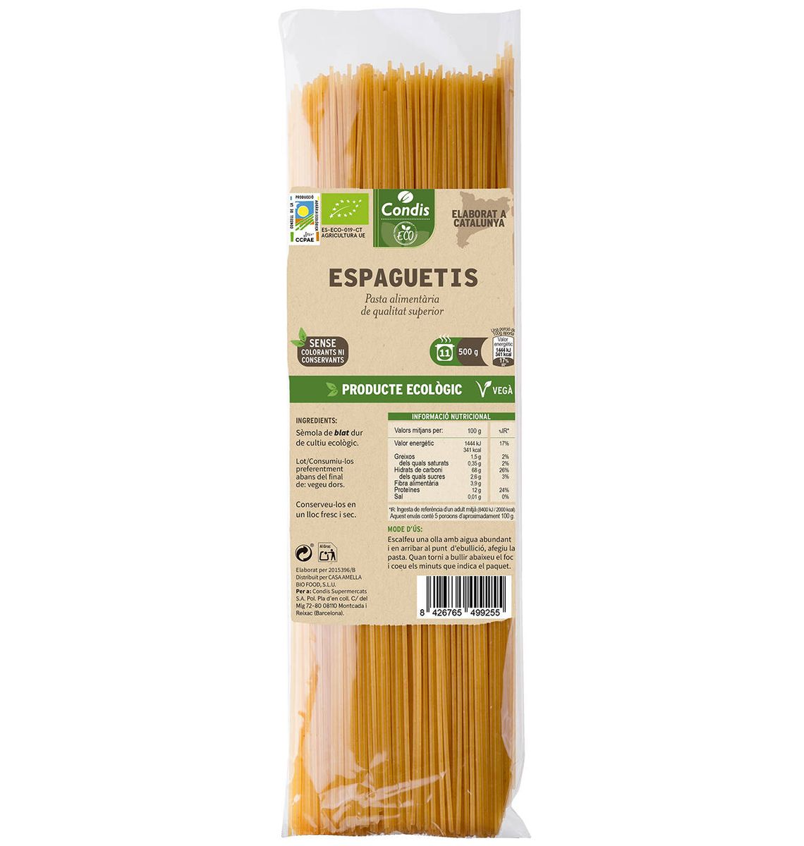 ESPAGUETIS CONDIS ECO 500g