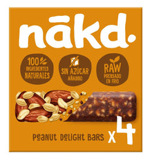 BARRETES CACAUETS NAKD 4x35g