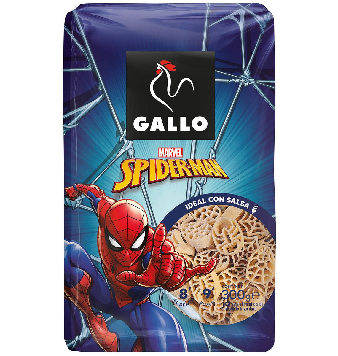 PASTA GALLO MARVEL SPIDER 300g
