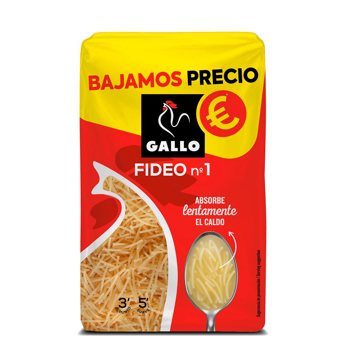 PASTA GALLO FIDEUS Nº1 400g