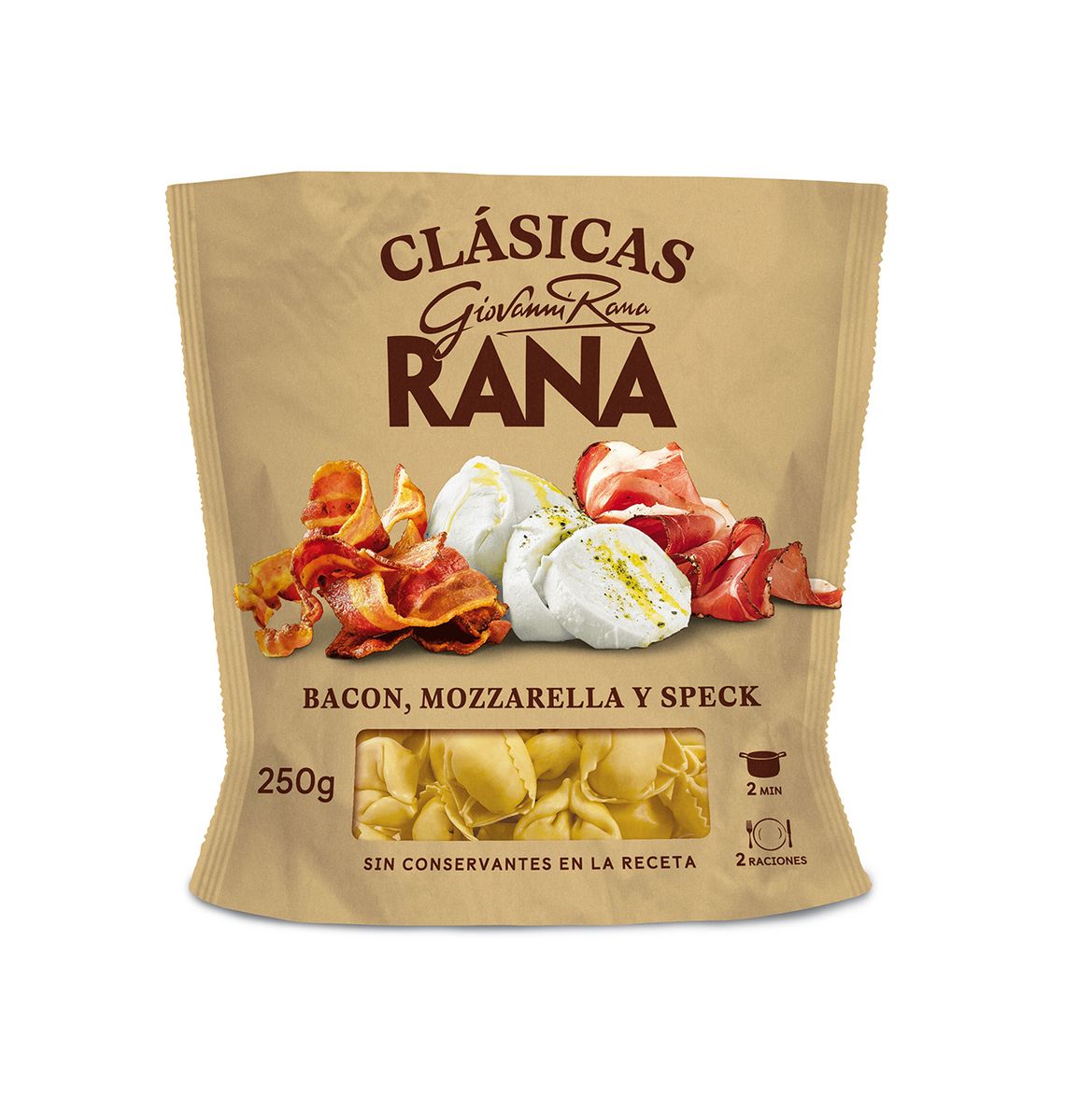 TORTELLI RANA BACON/MOZZA 250g