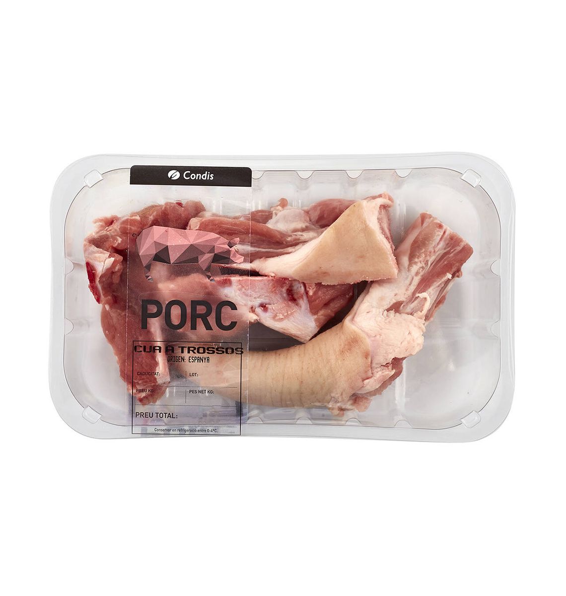 CUA DE PORC AMB CARN P/Kg