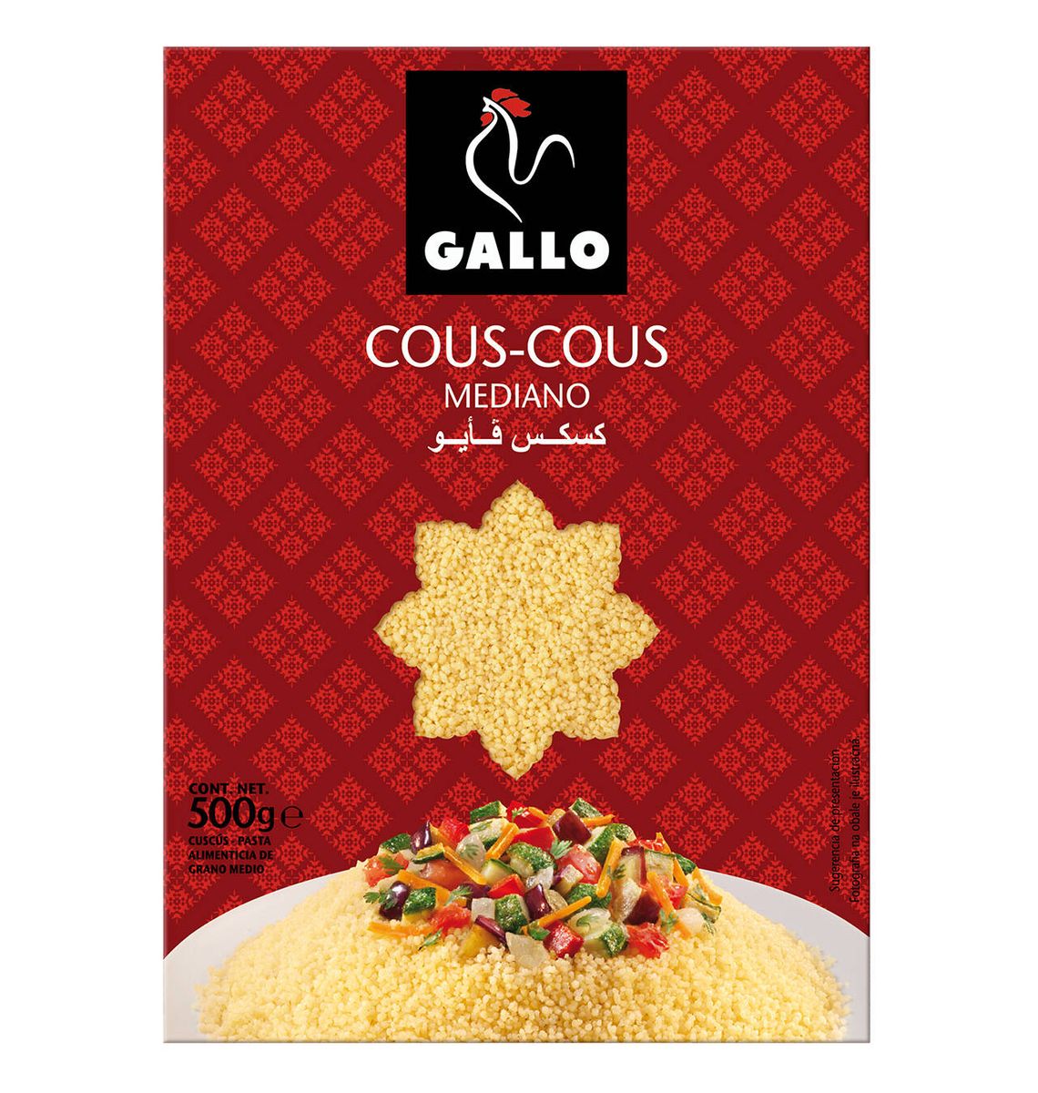 COUS-COUS MITJA GALLO 500g