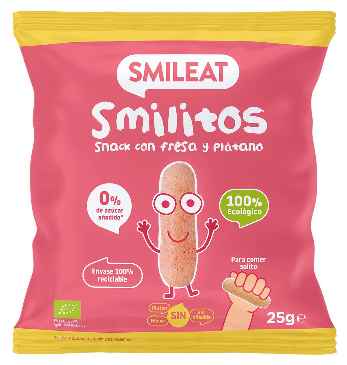 SNACK SMILITOS MAD/PLT 25g