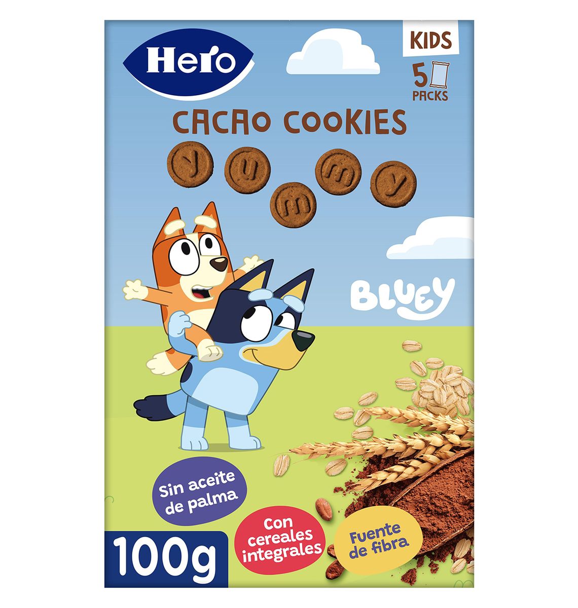 GALETES HERO CACAO BLUEY 100g