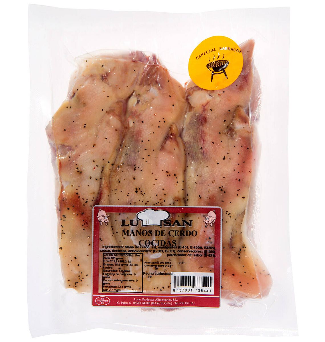 MANS PORC LUSAN CUITES 1 SAF