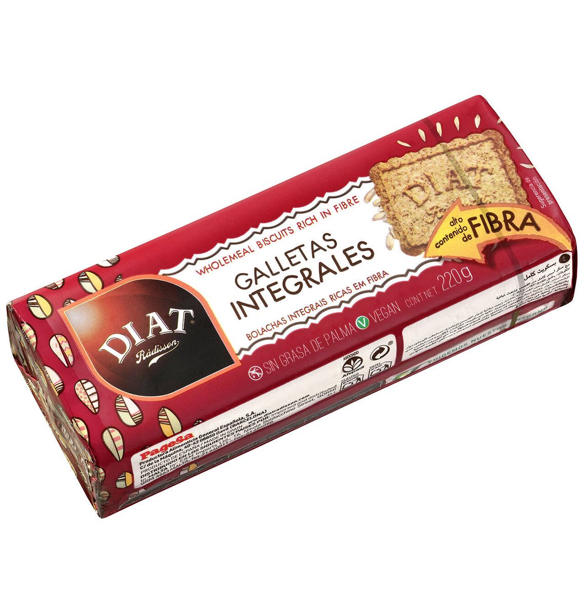 GALETA DIET INTEGRAL 220g