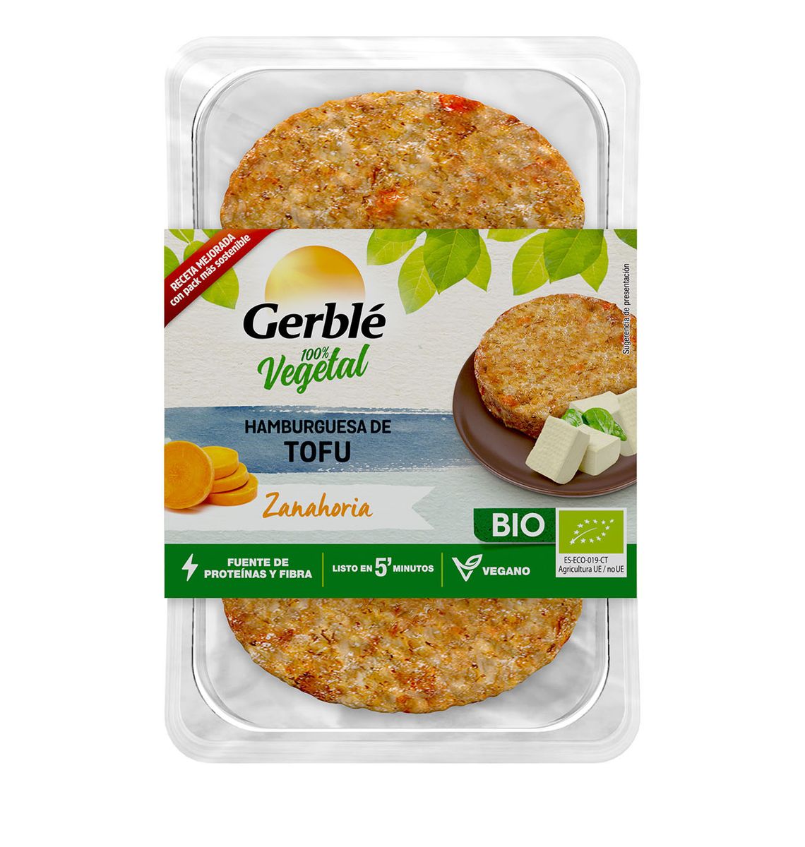 BURGUER BIO GERBLE TOFU PAST 160G