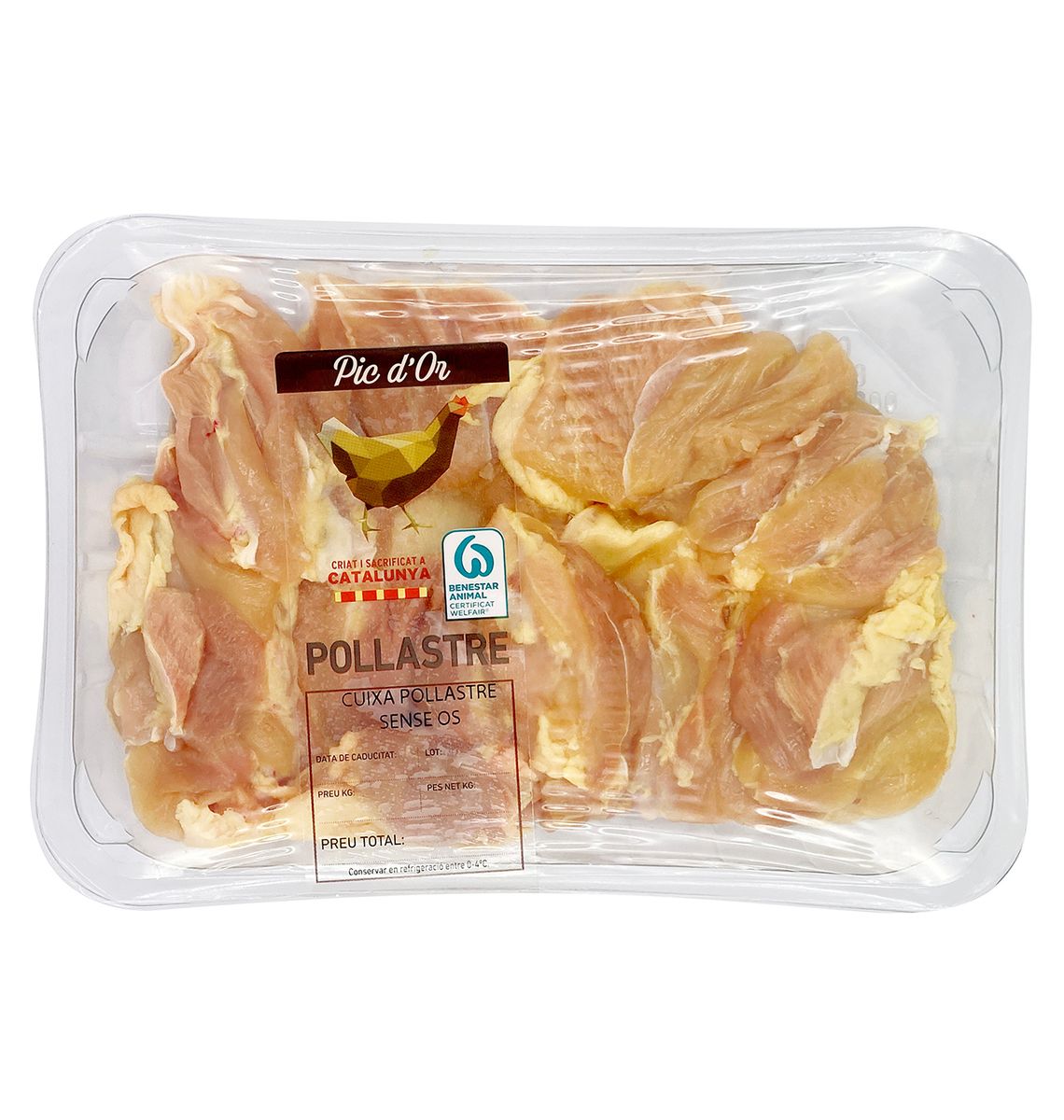 CUIXA DE POLLASTRE DESOSSAT