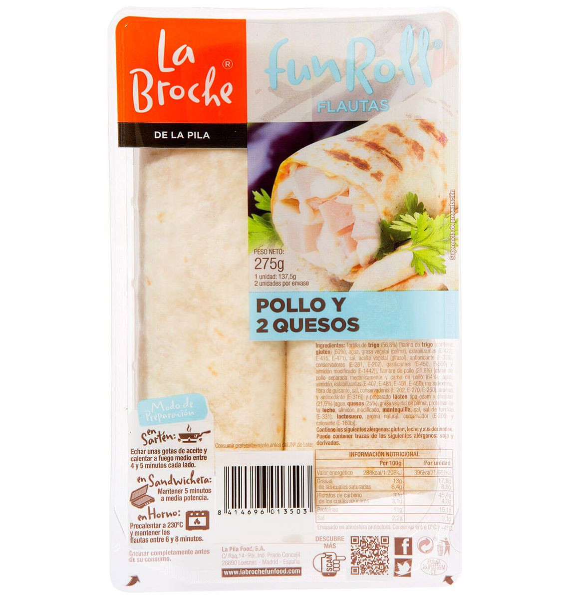 FUNROLL BROCHE POLL/FORM 275g