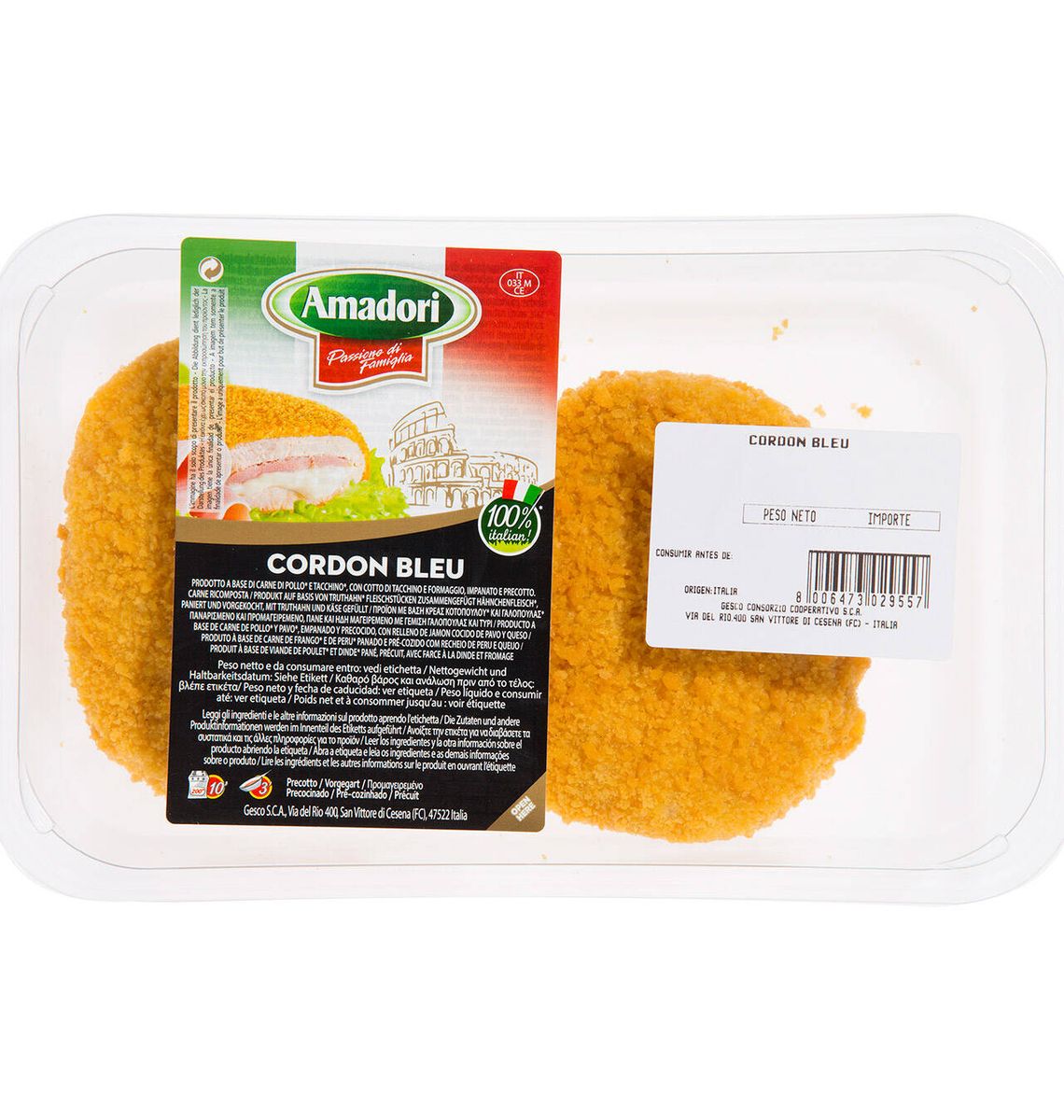 CORDON BLEU AMADORI 250g