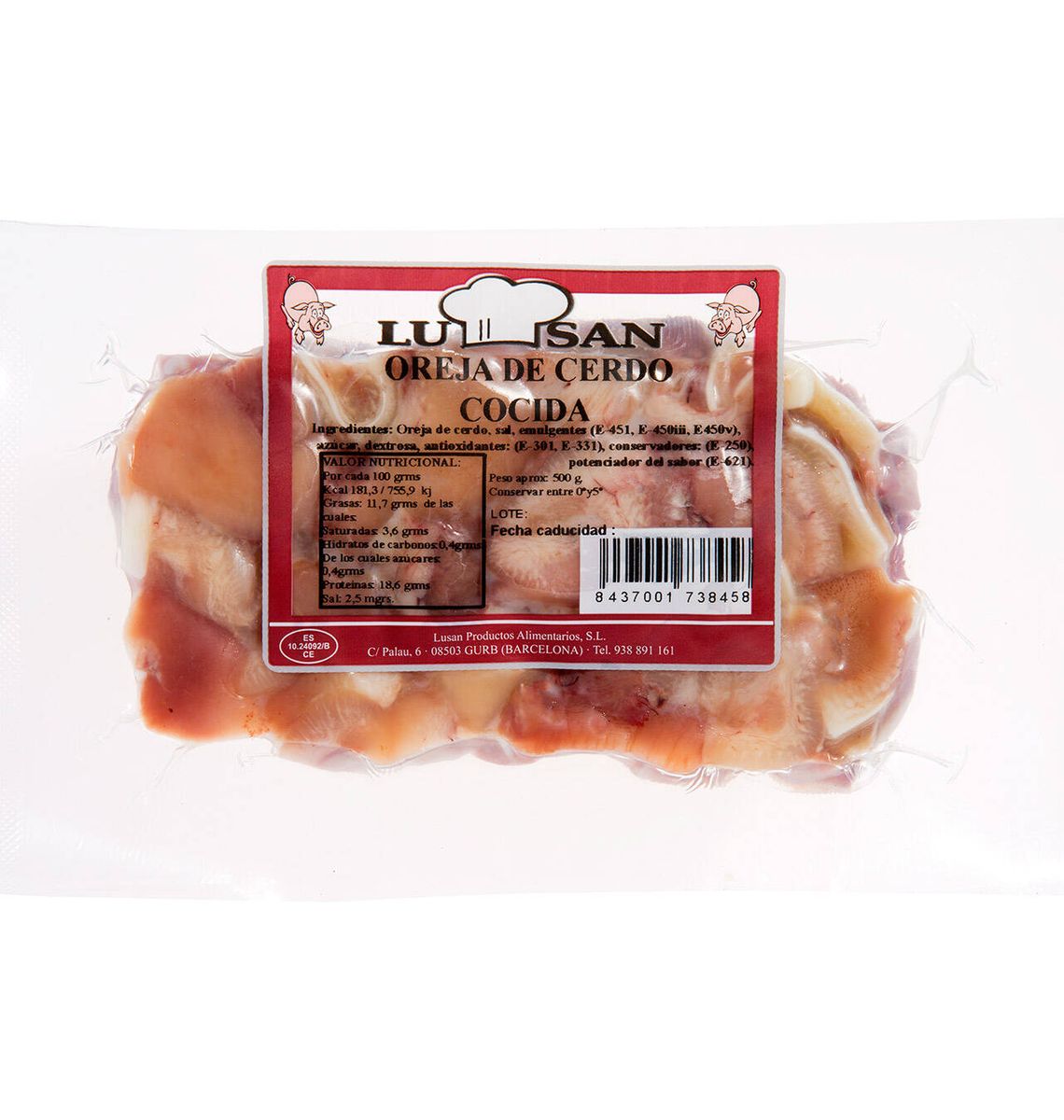 ORELLA DE PORC LUSAN CUITA 50
