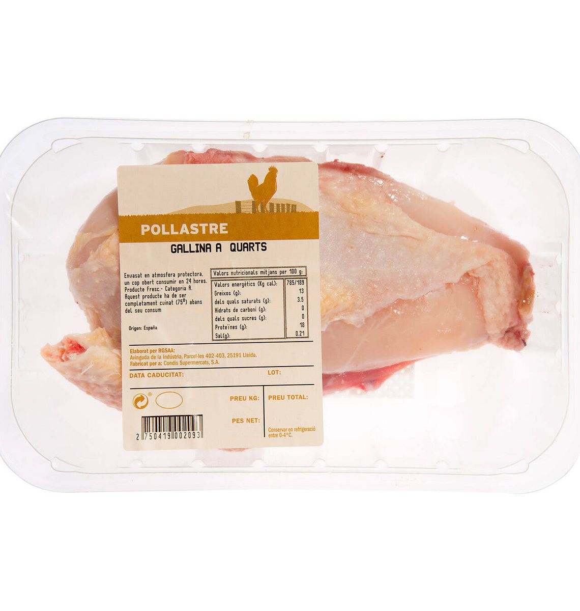 GALLINA A QUARTS