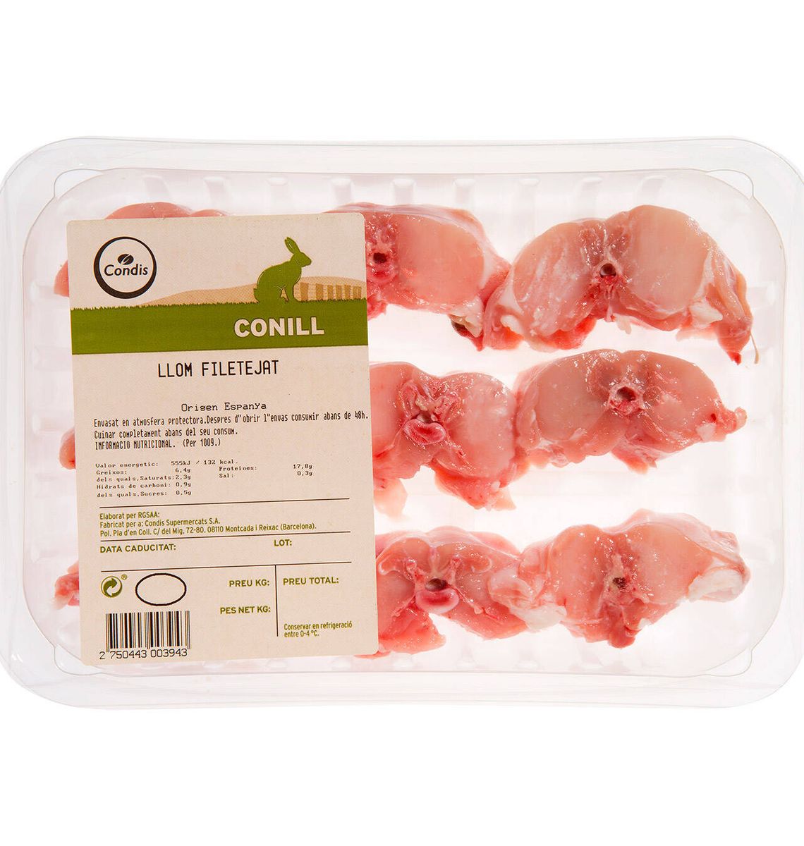 CONILL CONDIS LLOM TROSSOS