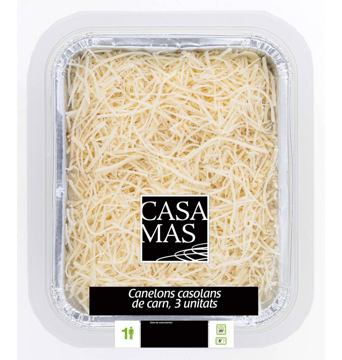CANELONS CARN CASA MAS x3 350g