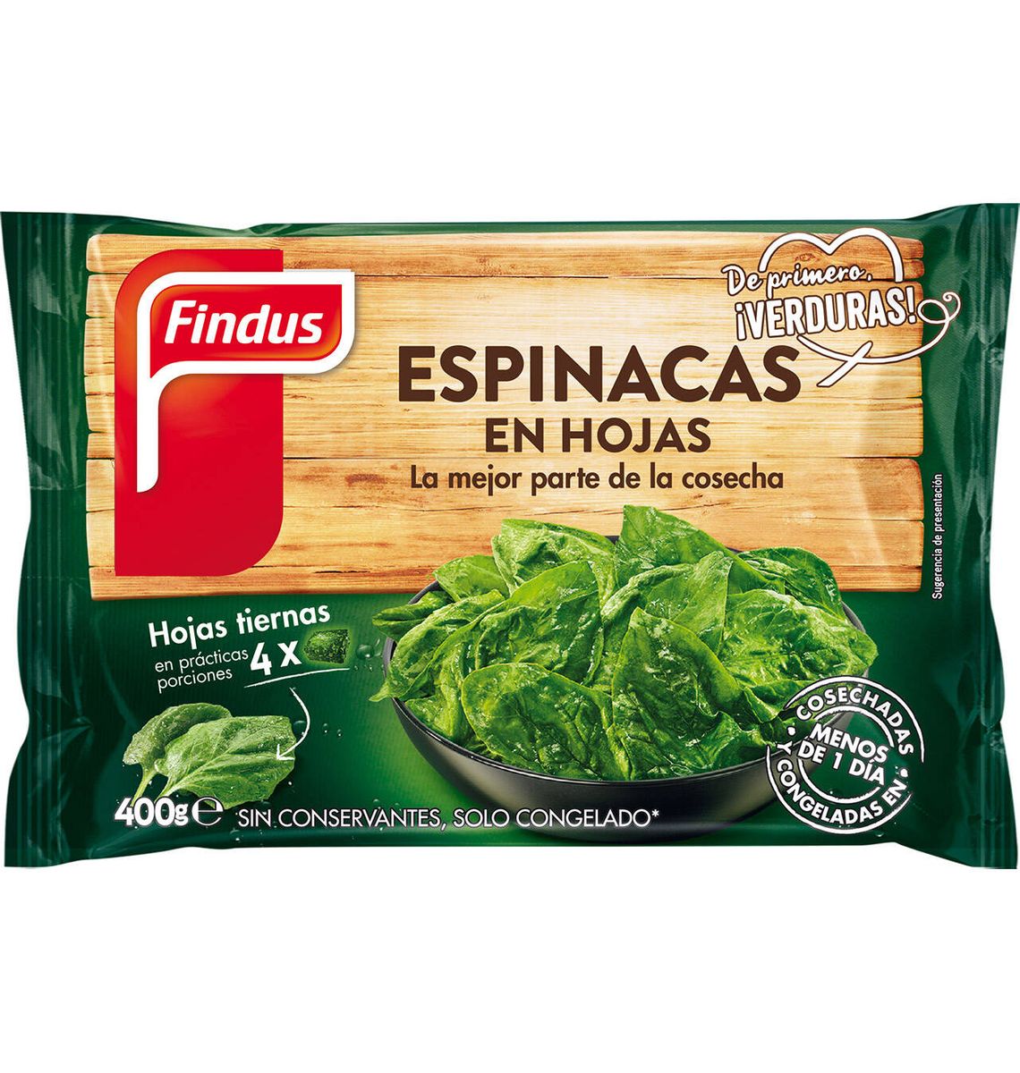 ESPINACS FULLA FINDUS 400g