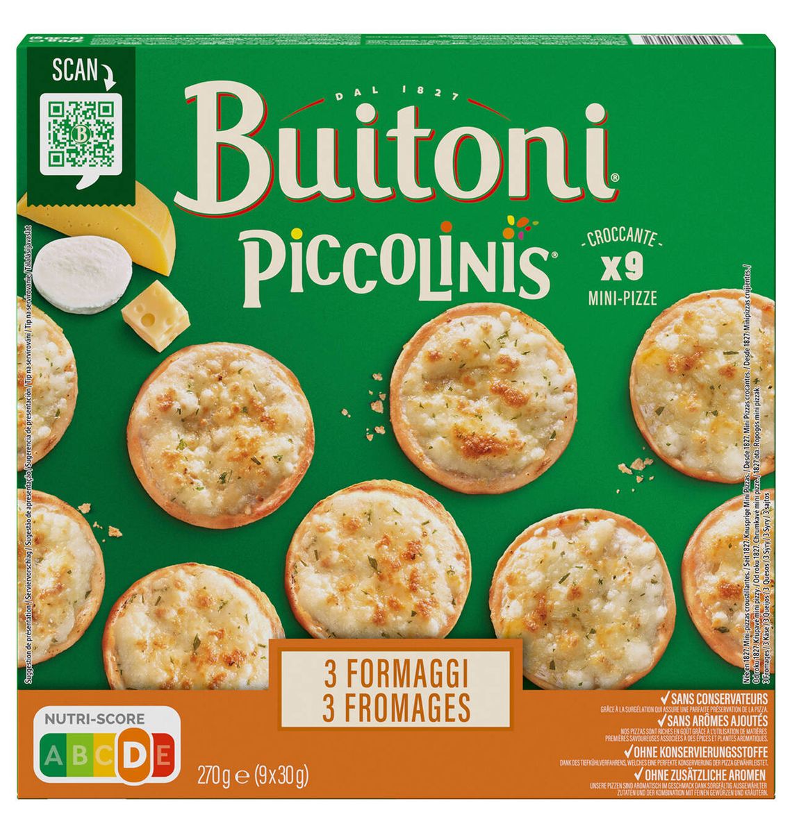 PICCOLINI 3FORMATGES 270g