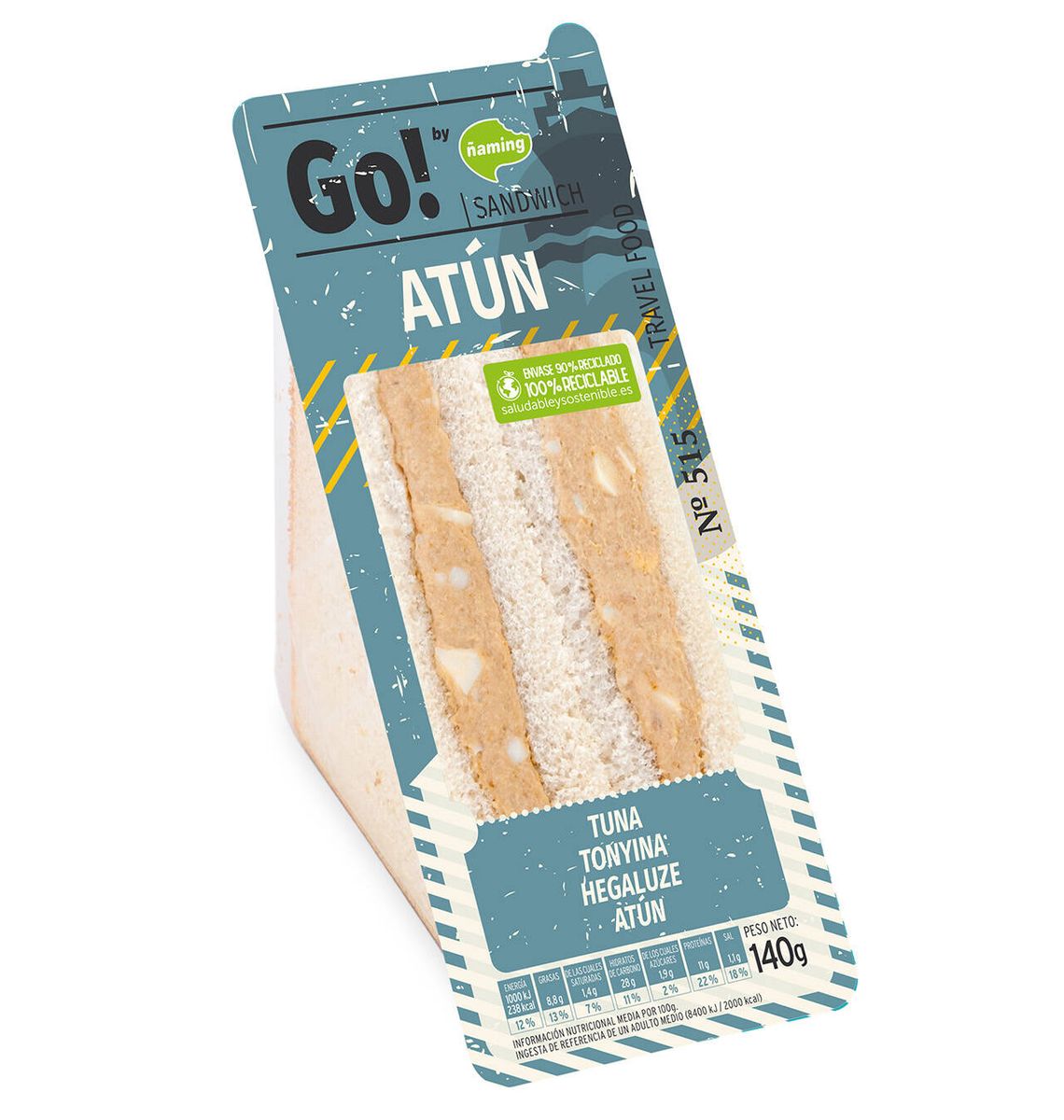 SANDWICH BASIC TONYINA 130g.