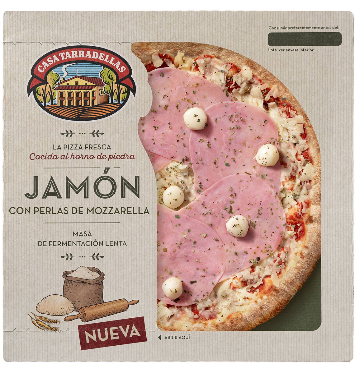 PIZZA TARRAD PER/FOR FERM 400g