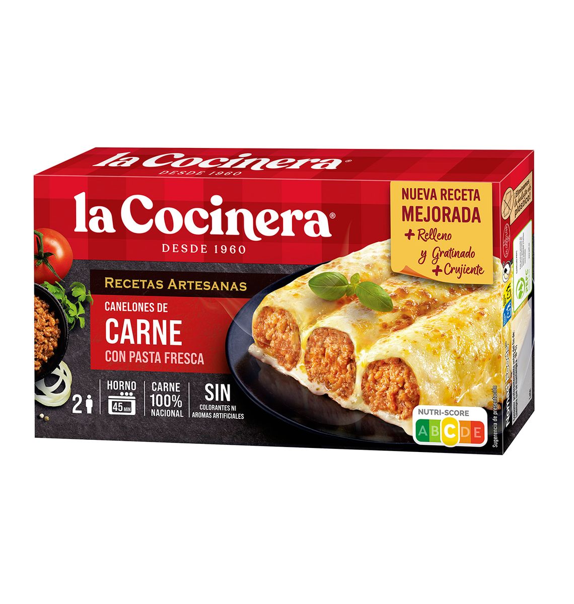 CANELONS COCINERA CARN 500g