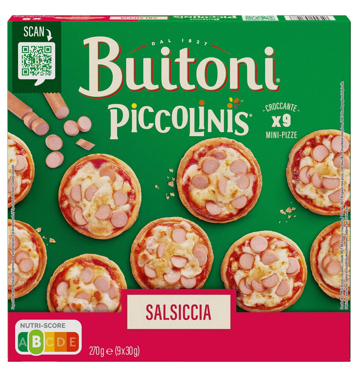 PICCOLINIS BUITONI SALSITXA 270g