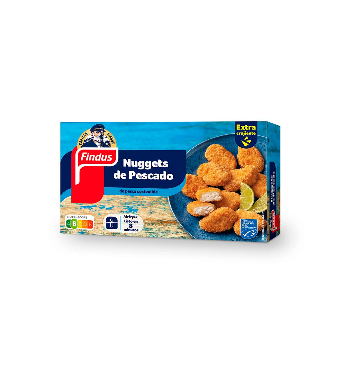 NUGGETS FINDUS PEIX 245g