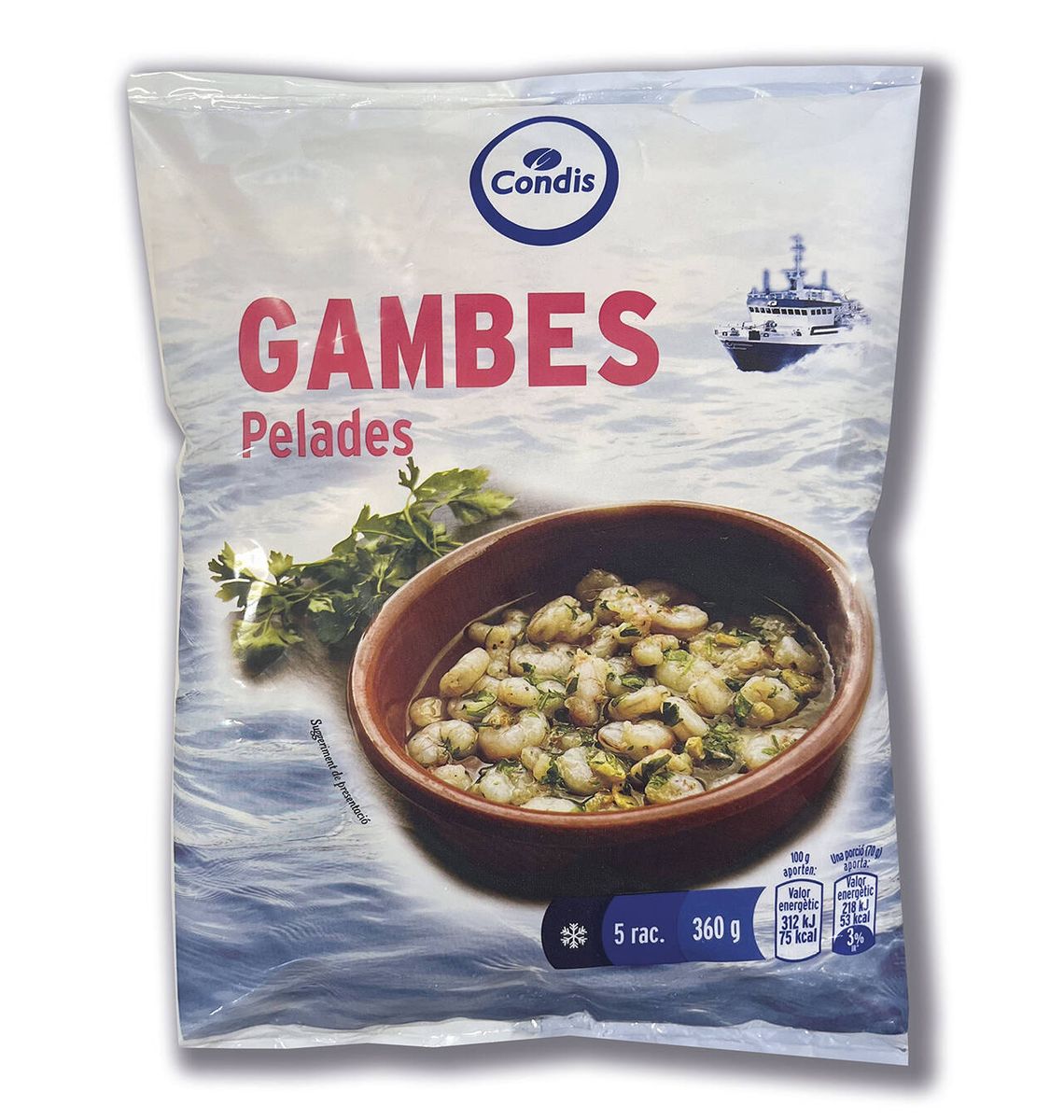GAMBA CONDIS PELADA 360g