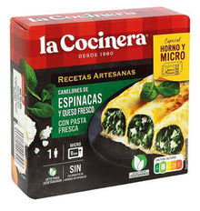 CANELONS COCINERA ESPINACS 280g