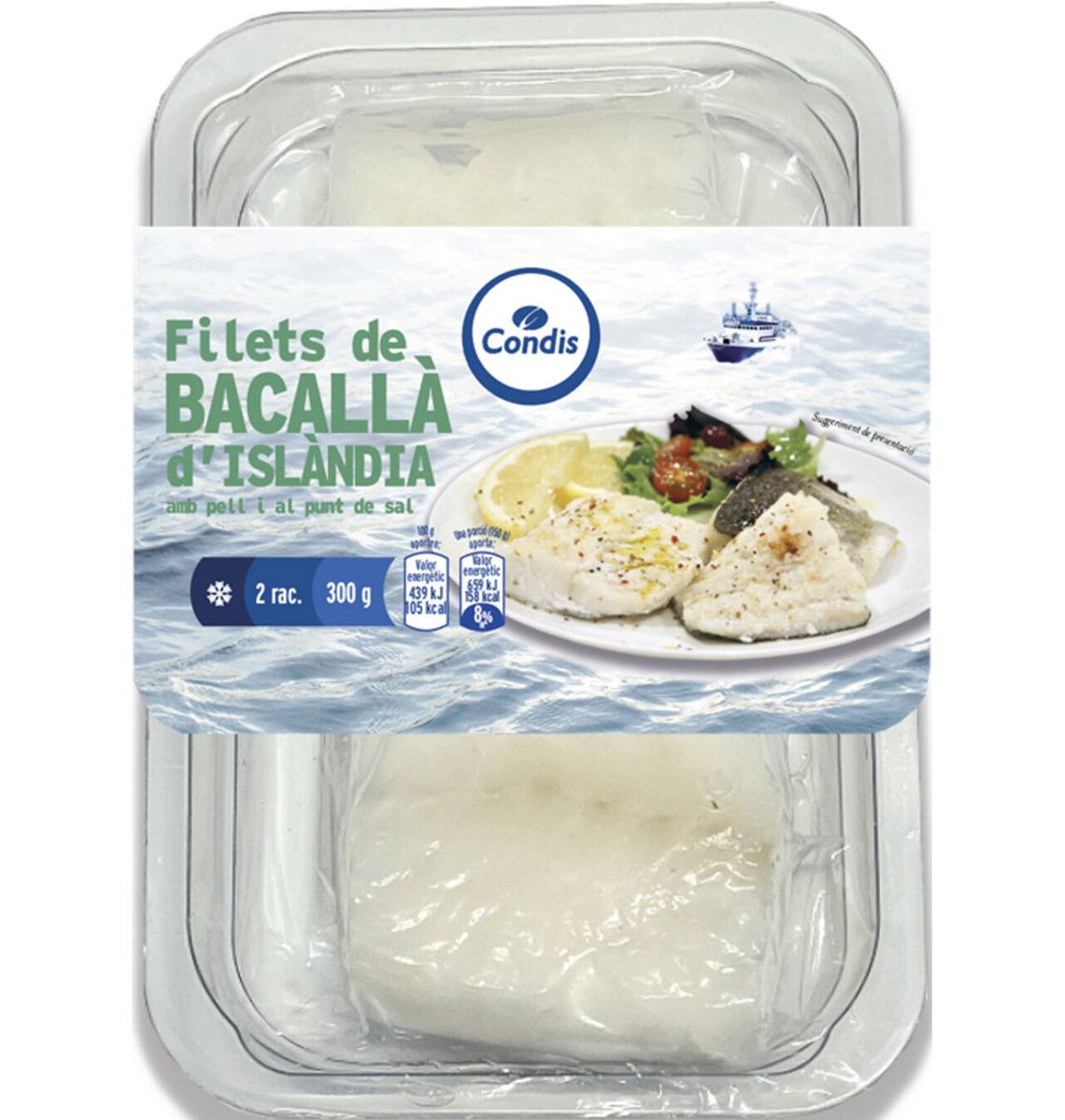 BACALLA CONDIS FILETS 300g