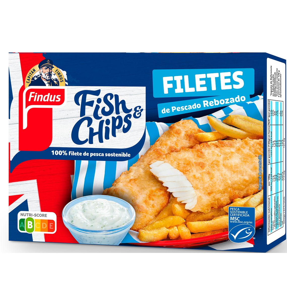 FILET FINDUS PEIX ARREB 240g