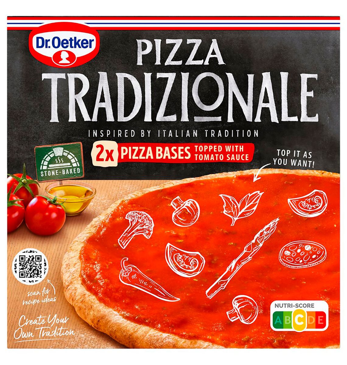 BASE PIZZA OETK A/TOMAQ 2U 610g