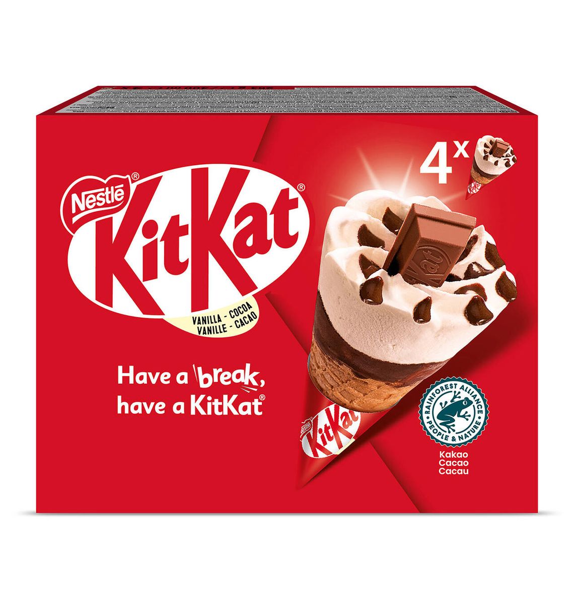 CONO NESTLÉ KIT-KATx4U