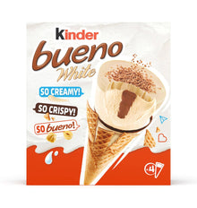 CONO KINDER BUE WHITE 4x360g