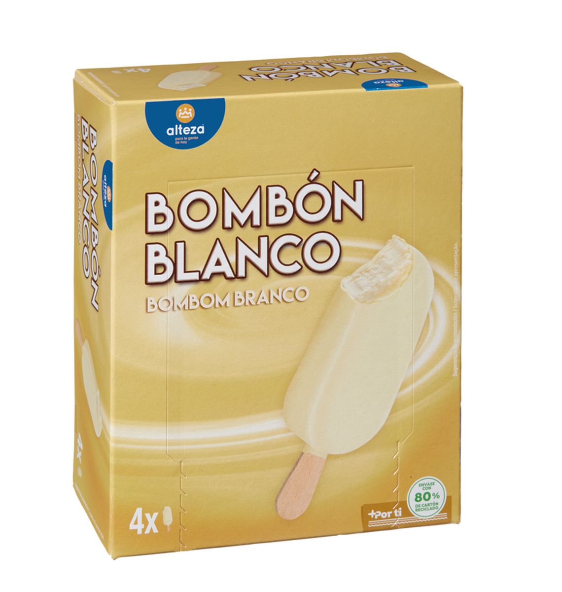 GEL ALTEZA BOMBO BLANC x4U