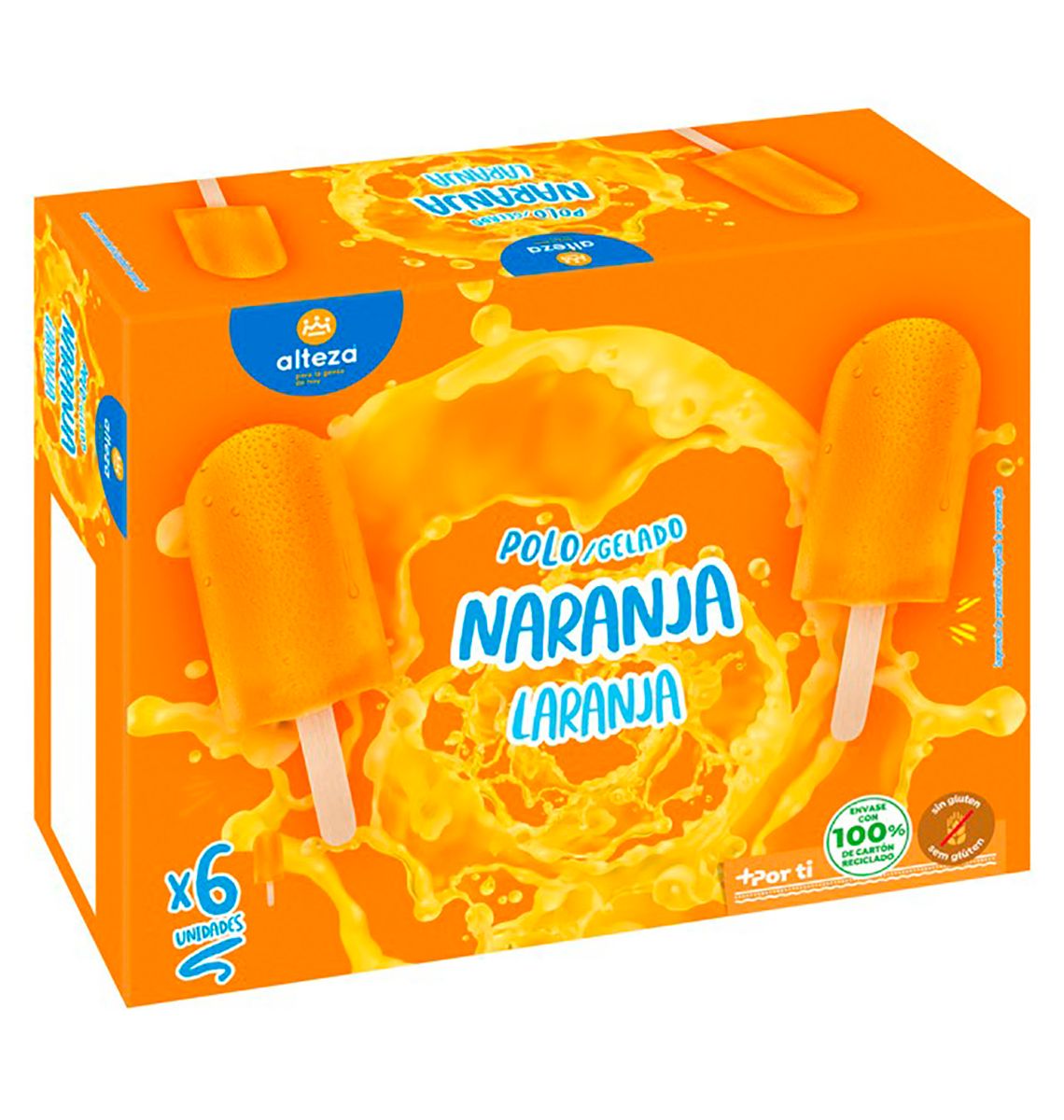GELAT TARONJA ALTEZA 6x65ml